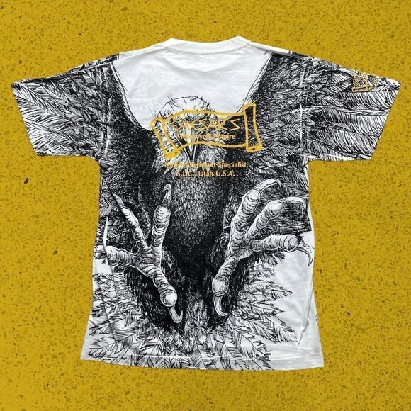 Vintage Harley Davidson t shirt Salt Lake Utah single stitch aop 3D men’s L - Picture 3 of 6